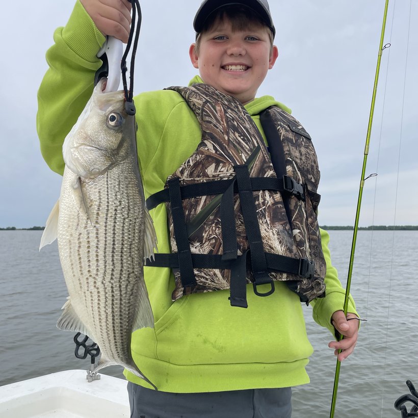 From the boat — Livin Water Fishing guided trip