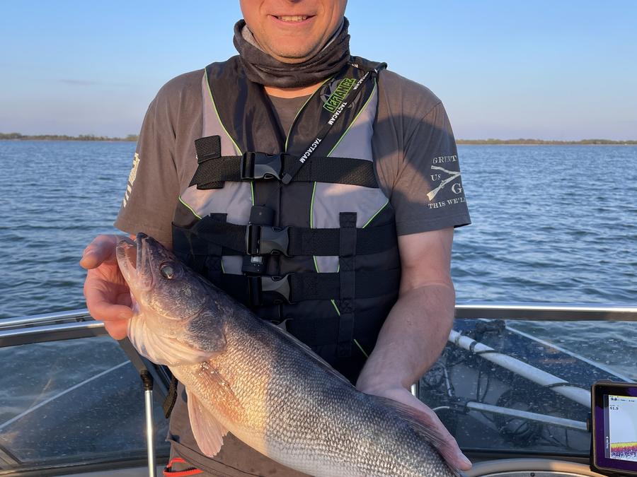 On the water at Marion Reservoir