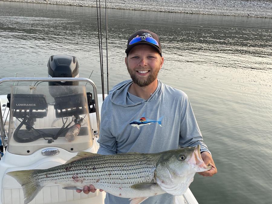 On the water at Wilson Lake